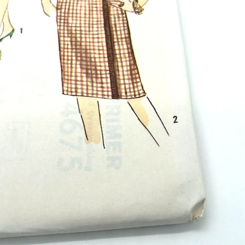 Simplicity Vintage‎ 1950's Pattern #4675 One Piece Slenderette Dress Size 16